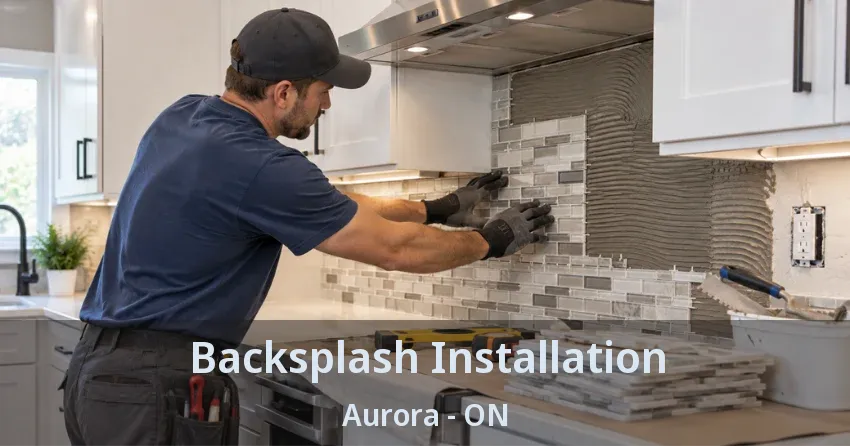 Backsplash Installation Aurora - ON