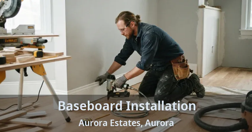Baseboard Installation Aurora Estates, Aurora - ON