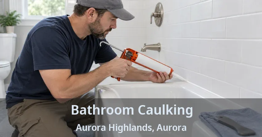 Bathroom Caulking Aurora Highlands, Aurora - ON