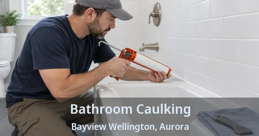 Bathroom Caulking Bayview Wellington, Aurora - ON