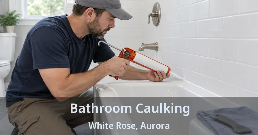 Bathroom Caulking White Rose, Aurora - ON