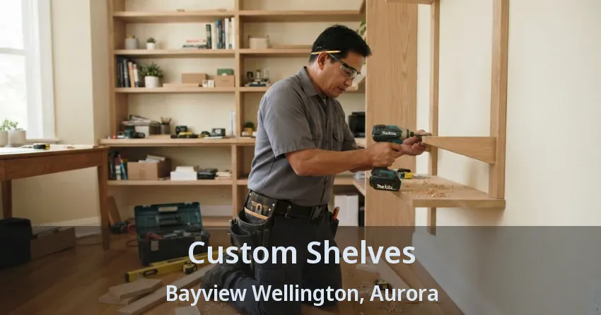 Custom Shelves Bayview Wellington, Aurora - ON