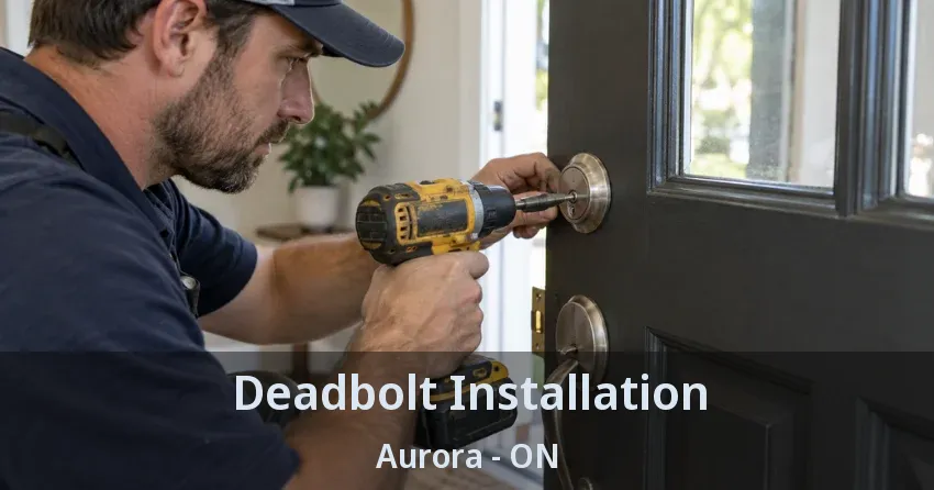 Deadbolt Installation Aurora - ON