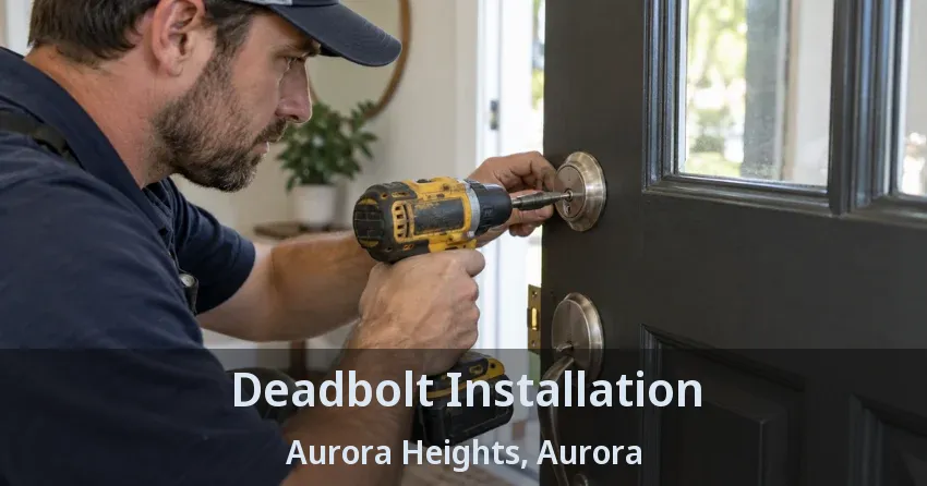 Deadbolt Installation Aurora Heights, Aurora - ON