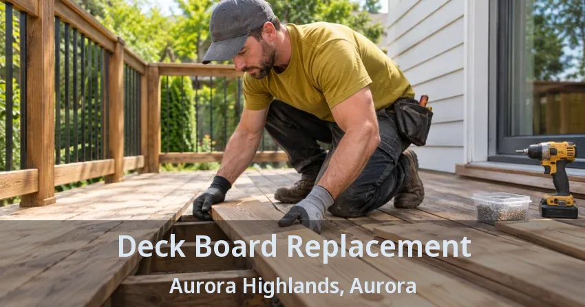 Deck Board Replacement Aurora Highlands, Aurora - ON