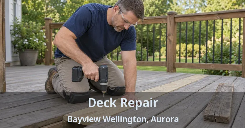 Deck Repair Bayview Wellington, Aurora - ON