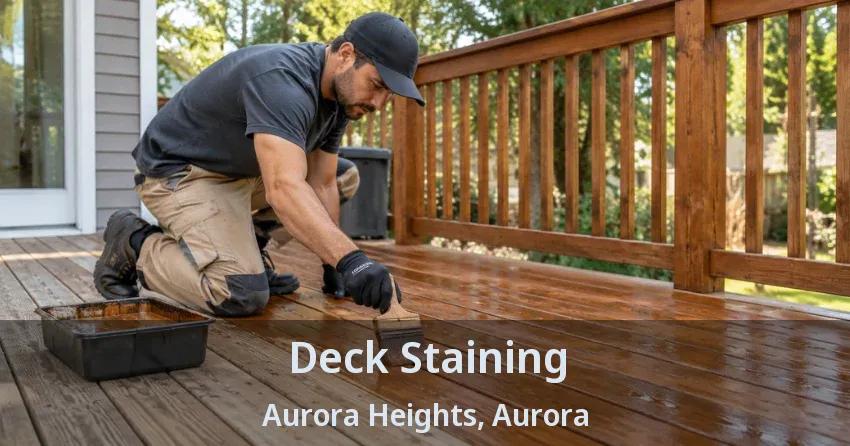 Deck Staining Aurora Heights, Aurora - ON