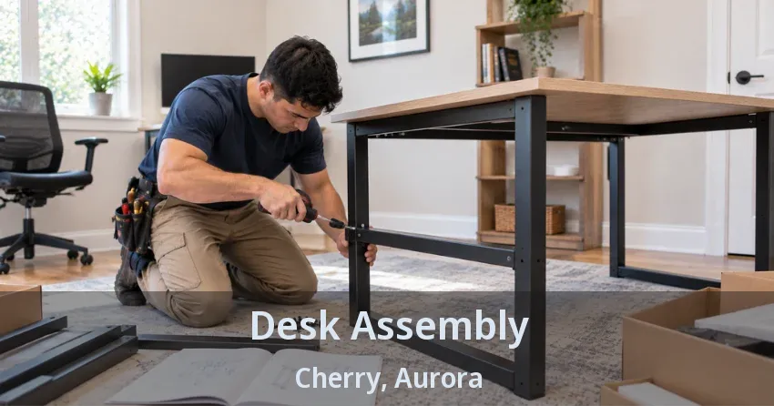 Desk Assembly Cherry, Aurora - ON