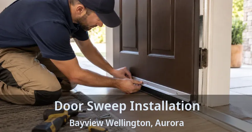 Door Sweep Installation Bayview Wellington, Aurora - ON