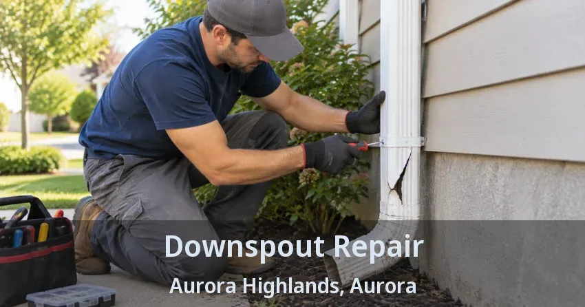 Downspout Repair Aurora Highlands, Aurora - ON