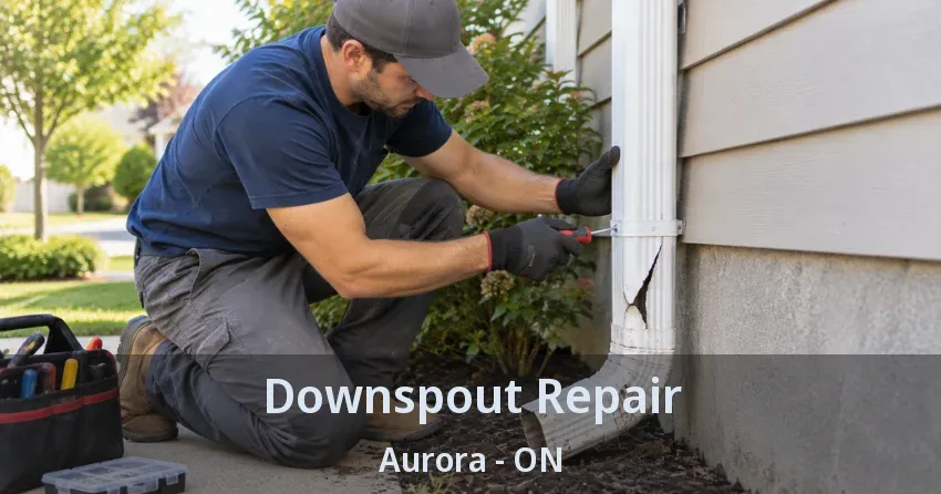 Downspout Repair Aurora - ON