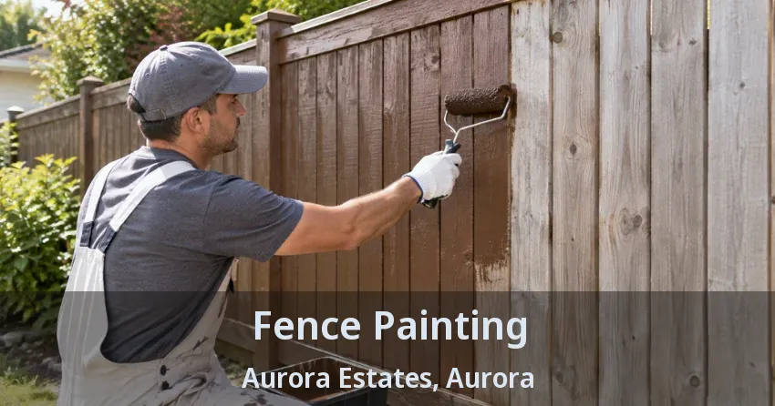 Fence Painting Aurora Estates, Aurora - ON