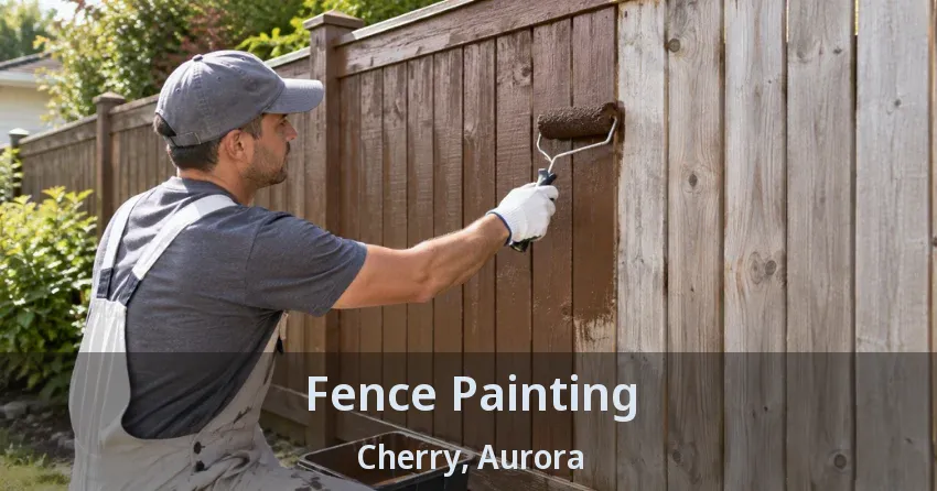 Fence Painting Cherry, Aurora - ON