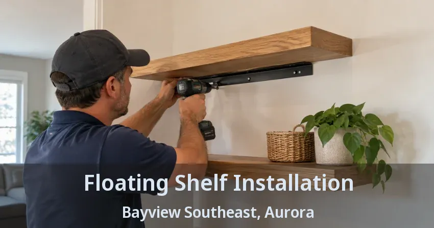 Floating Shelf Installation Bayview Southeast, Aurora - ON