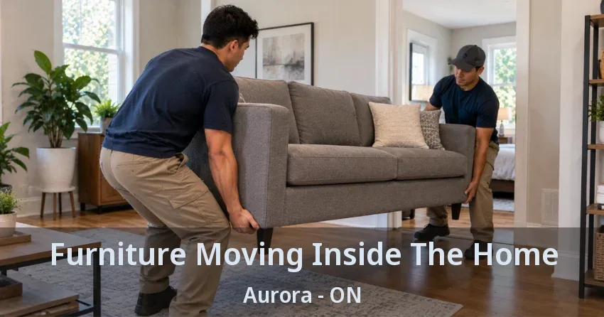 Furniture Moving Inside The Home Aurora - ON