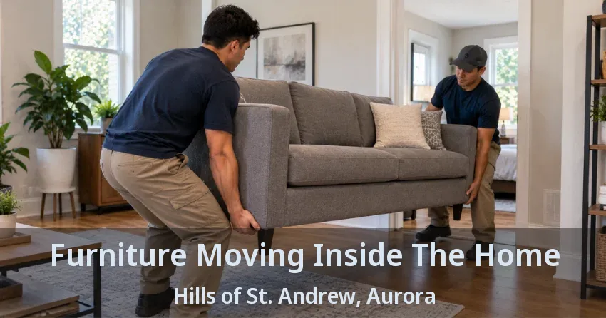 Furniture Moving Inside The Home Hills of St. Andrew, Aurora - ON