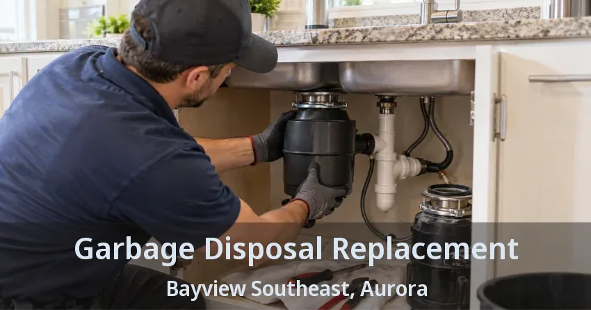 Garbage Disposal Replacement Bayview Southeast, Aurora - ON
