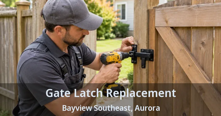 Gate Latch Replacement Bayview Southeast, Aurora - ON