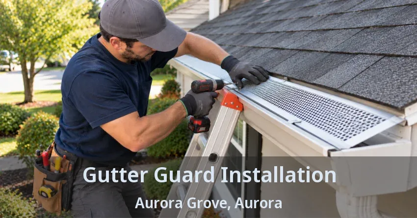 Gutter Guard Installation Aurora Grove, Aurora - ON