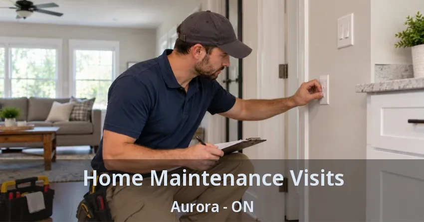 Home Maintenance Visits Aurora - ON