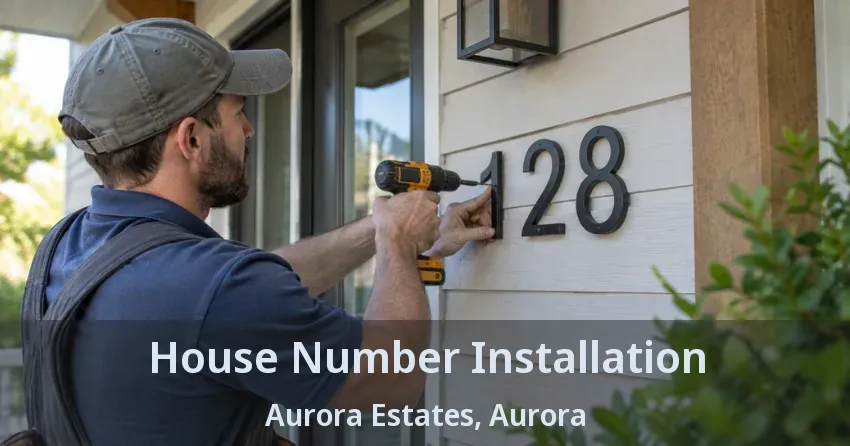 House Number Installation Aurora Estates, Aurora - ON