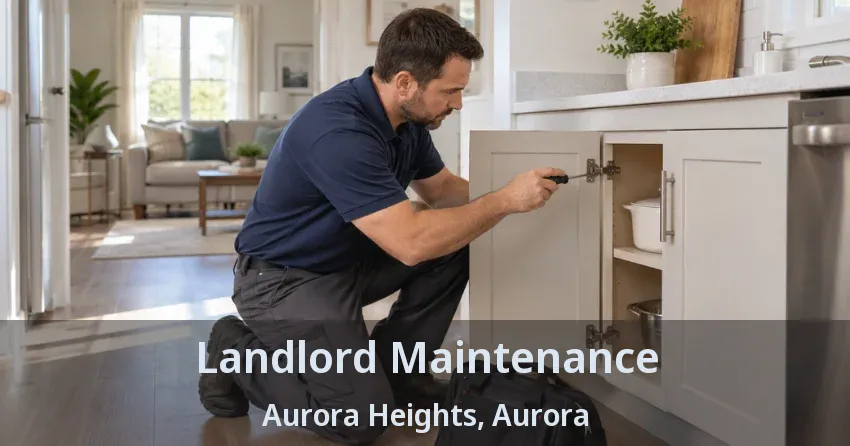 Landlord Maintenance Aurora Heights, Aurora - ON