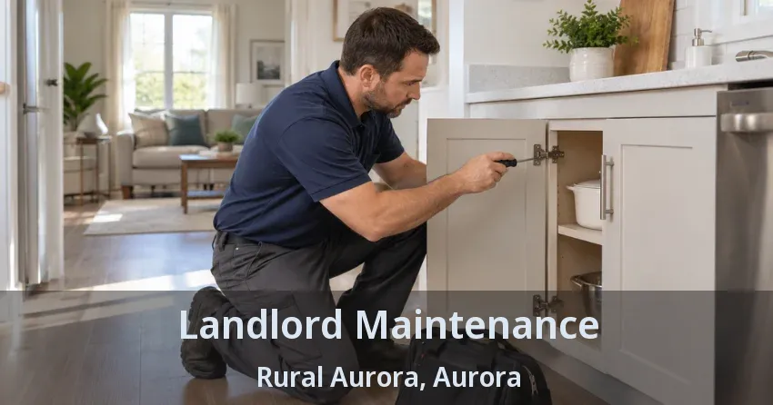 Landlord Maintenance Rural Aurora, Aurora - ON