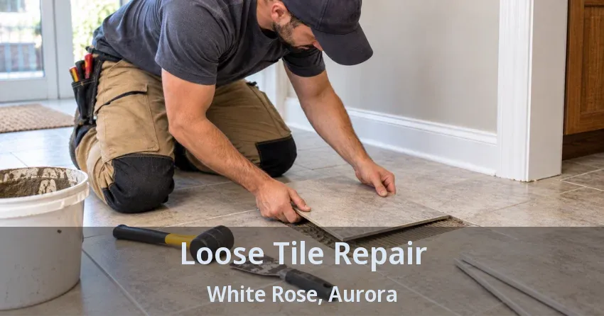 Loose Tile Repair White Rose, Aurora - ON