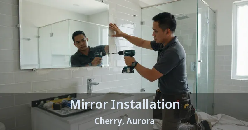 Mirror Installation Cherry, Aurora - ON