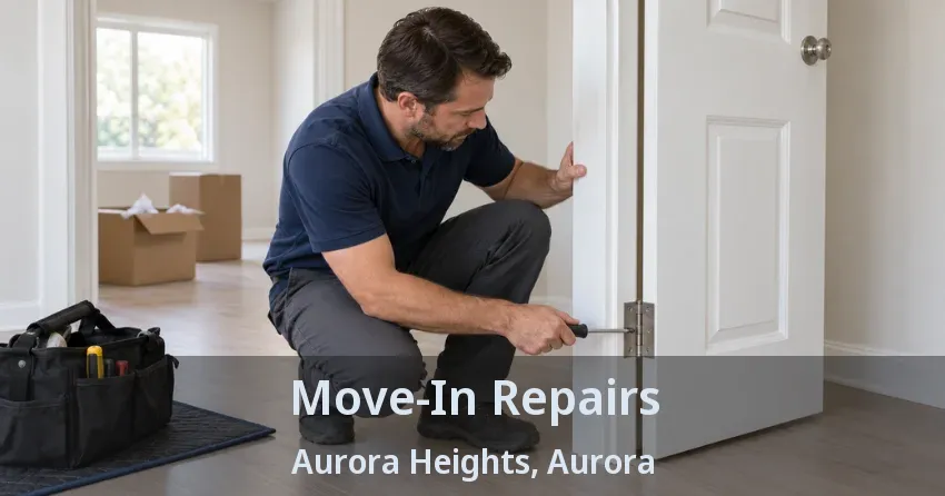 Move-In Repairs Aurora Heights, Aurora - ON