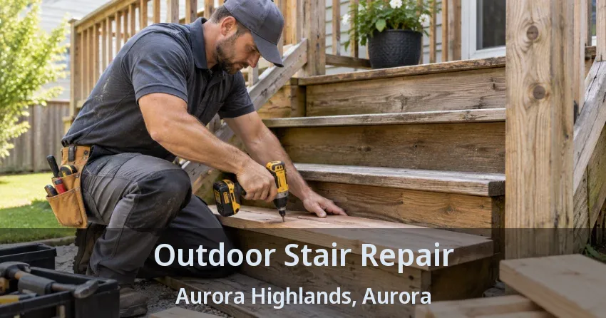 Outdoor Stair Repair Aurora Highlands, Aurora - ON
