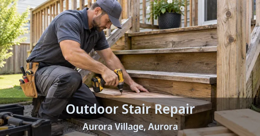 Outdoor Stair Repair Aurora Village, Aurora - ON