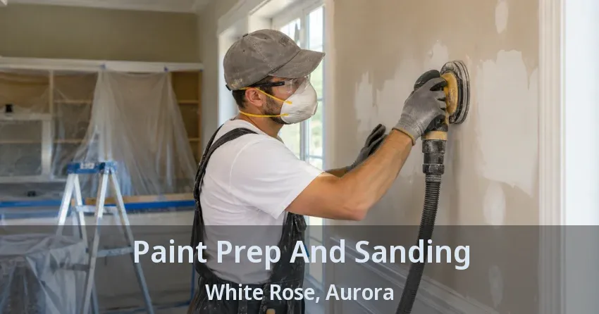Paint Prep And Sanding White Rose, Aurora - ON