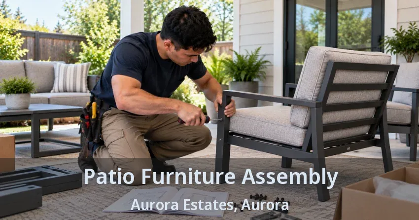 Patio Furniture Assembly Aurora Estates, Aurora - ON