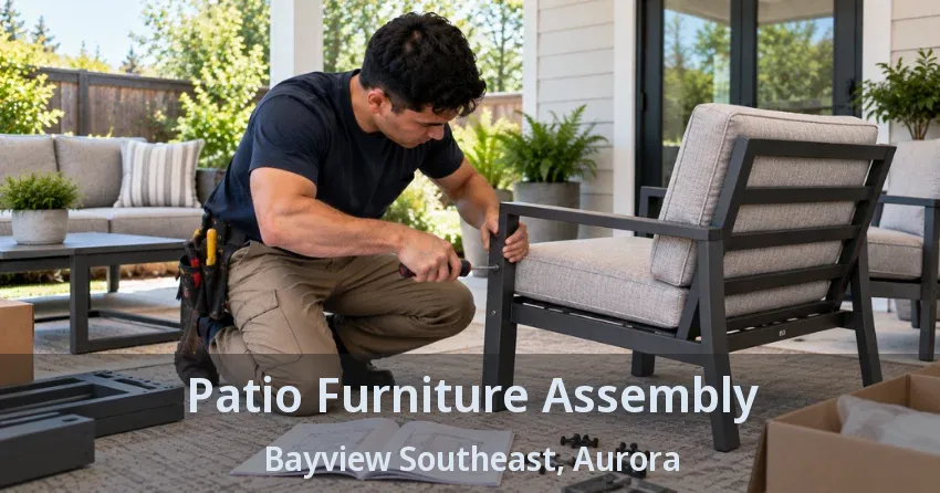 Patio Furniture Assembly Bayview Southeast, Aurora - ON