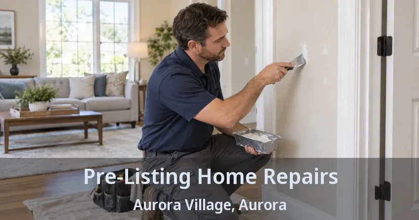 Pre-Listing Home Repairs Aurora Village, Aurora - ON