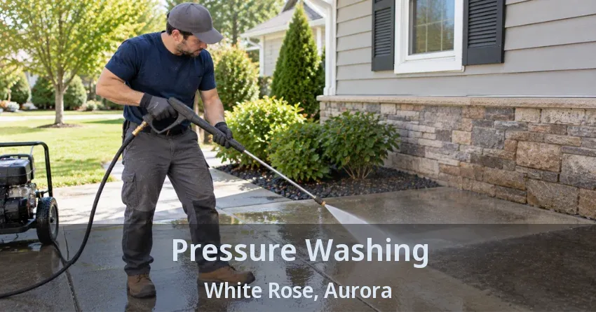 Pressure Washing White Rose, Aurora - ON