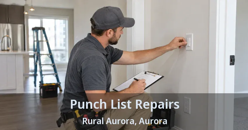 Punch List Repairs Rural Aurora, Aurora - ON