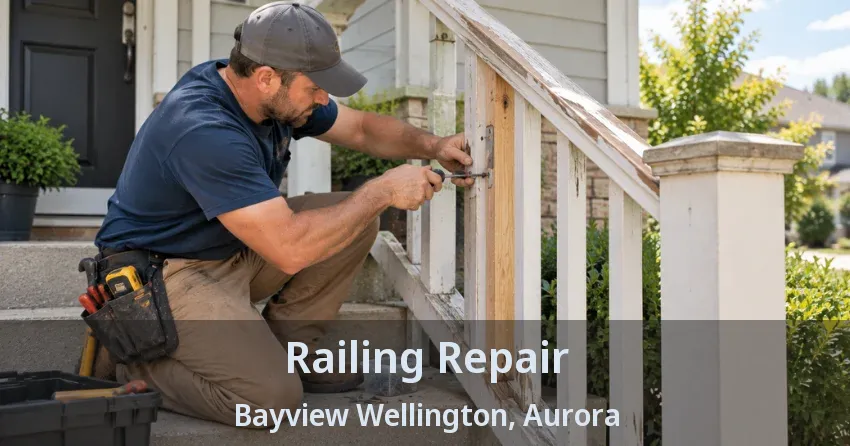 Railing Repair Bayview Wellington, Aurora - ON