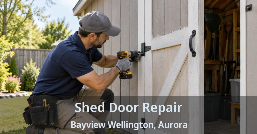 Shed Door Repair Bayview Wellington, Aurora - ON