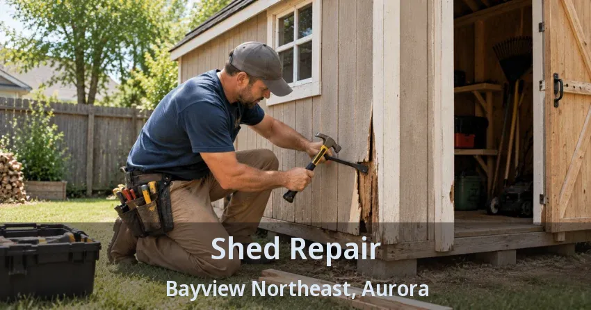 Shed Repair Bayview Northeast, Aurora - ON