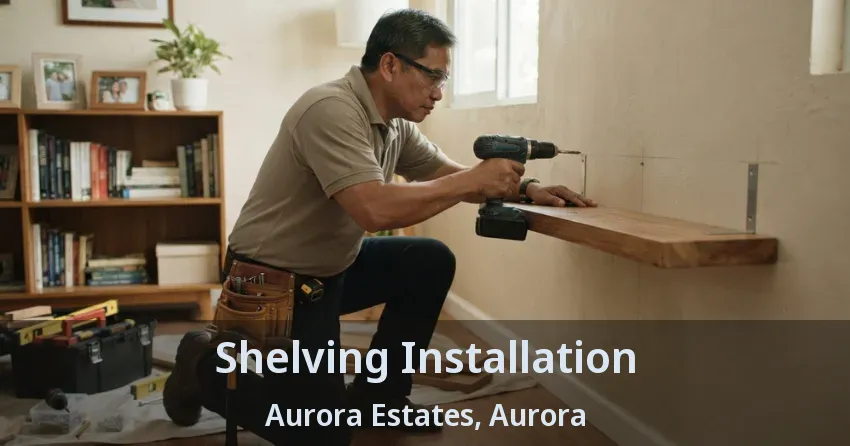 Shelving Installation Aurora Estates, Aurora - ON