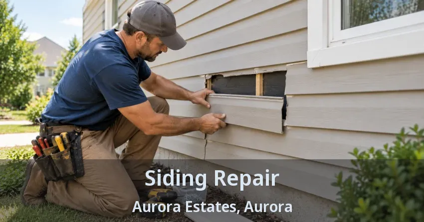 Siding Repair Aurora Estates, Aurora - ON