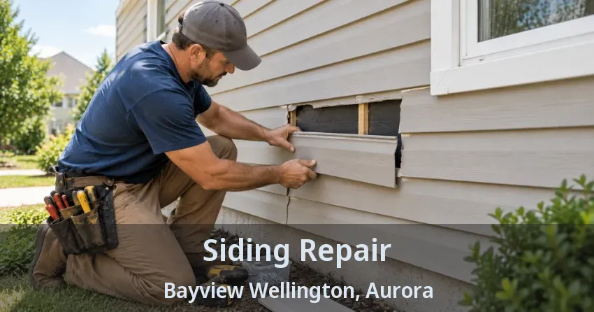 Siding Repair Bayview Wellington, Aurora - ON