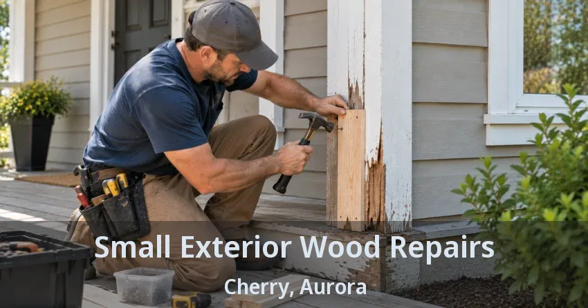 Small Exterior Wood Repairs Cherry, Aurora - ON