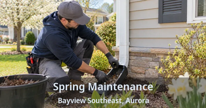 Spring Maintenance Bayview Southeast, Aurora - ON