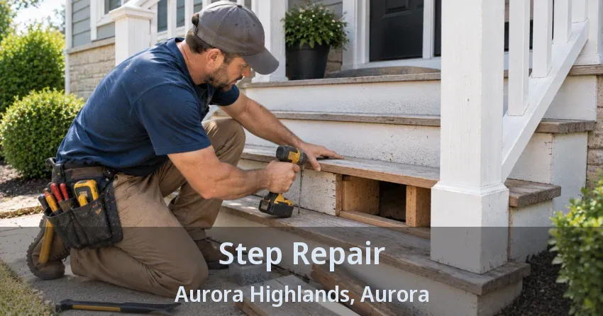 Step Repair Aurora Highlands, Aurora - ON