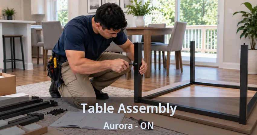 Table Assembly Aurora - ON