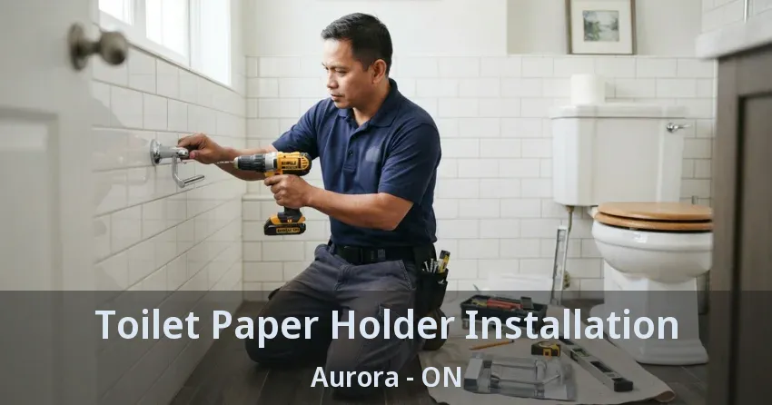 Toilet Paper Holder Installation Aurora - ON