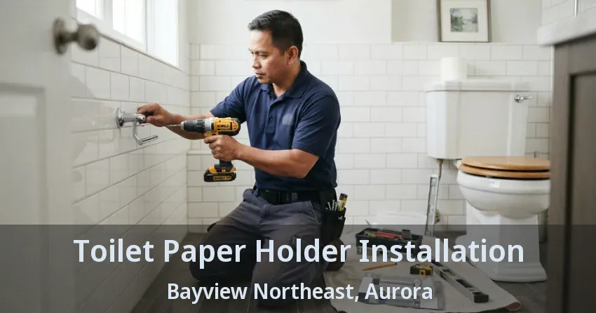 Toilet Paper Holder Installation Bayview Northeast, Aurora - ON
